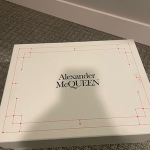 Alexander McQueen black and white size 37